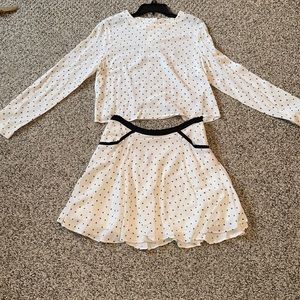 Matching set top/skirt